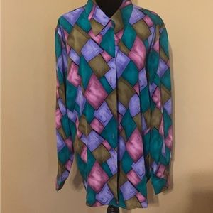 Joanna Vintage button down blouse